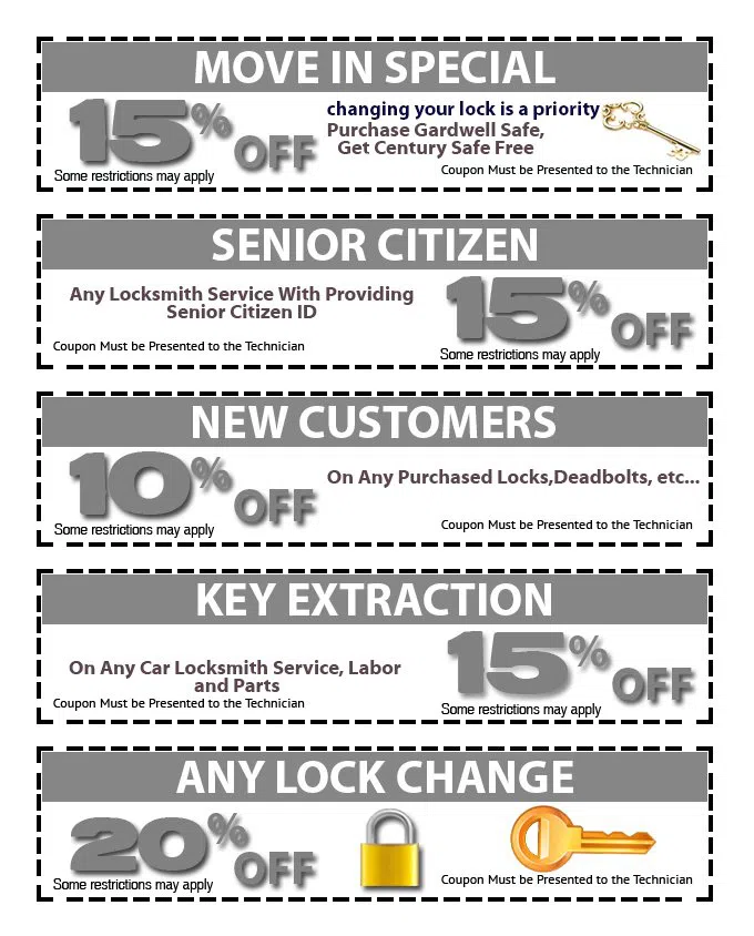 Otis FL Locksmith Store, Jacksonville, FL 904-601-5367 - coupons18-set-five